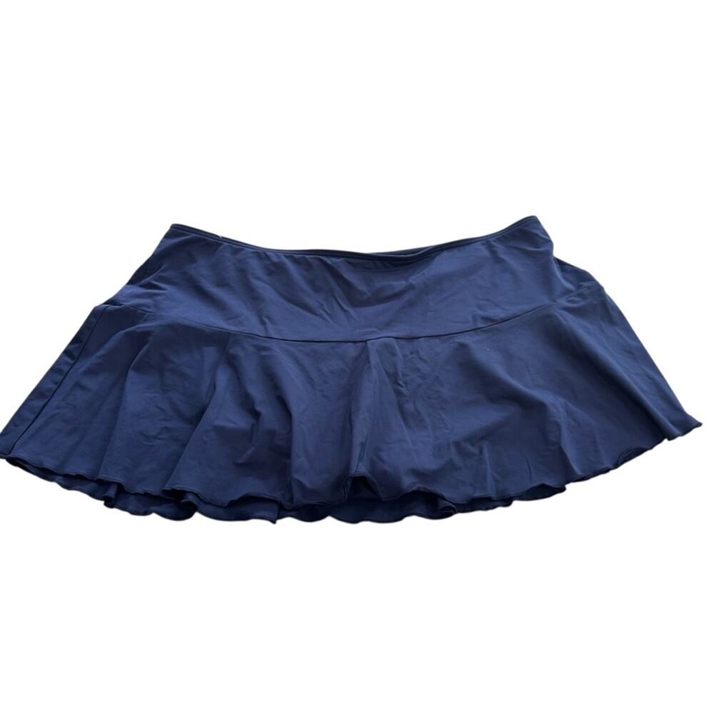Lands' End Navy Blue Women's Swim Skirt